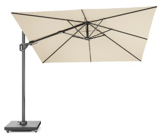 Platinum Zweefparasol Challenger T² Premium 300x300 Cm Champagne 3 Platinum Zweefparasol Challenger T² Premium 300x300 Cm Champagne