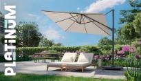 Platinum Zweefparasol Voyager T² Premium 270x270 Cm Manhattan 5 Platinum Zweefparasol Voyager T² Premium 270x270 Cm Manhattan - Afbeelding 3