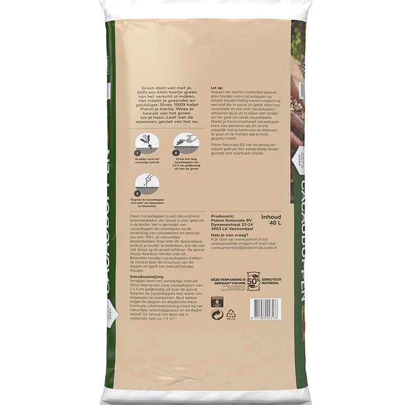Pokon Cacaodoppen 40L 5 Pokon Cacaodoppen 40L - Afbeelding 3