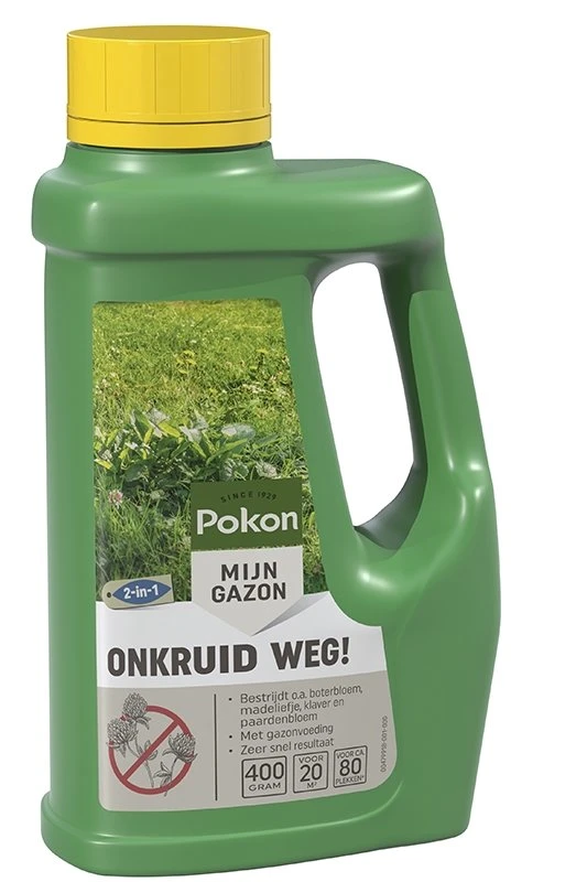 Pokon Onkruid Weg! Strooibus 400gr 3 Pokon Onkruid Weg! Strooibus 400gr