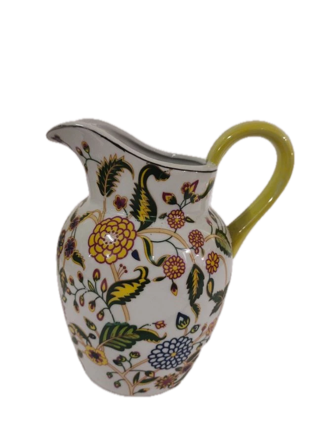 Porseleinen Schenkkan Flowers - L 20 X B 16 X H 22 Cm 3 Porseleinen Schenkkan Flowers - L 20 X B 16 X H 22 Cm