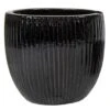 Portly Egg Rib Shiny Black - Ø 37 X H 34 Cm -Buitentuin portly egg rib shiny black 37 x h 34 cm 1000x981 6267c609b2a34 l