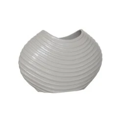 Pot "boatshape" Matt Beige - B 35 Cm