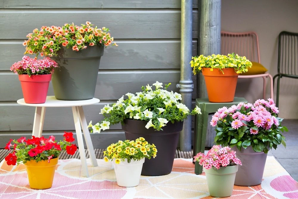 Pot Smile Straight Mint Green - Ø 40 X H 35 Cm 4 Pot Smile Straight Mint Green - Ø 40 X H 35 Cm - Afbeelding 2