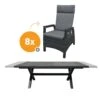 Royal Seasons FABIO DINING Uitschuifbare Tuinset Met 8 Stoelen -Buitentuin royal seasons fabio dining uitschuifbare tuinset met 8 stoel 1500x1500 63ea2e3709efd l