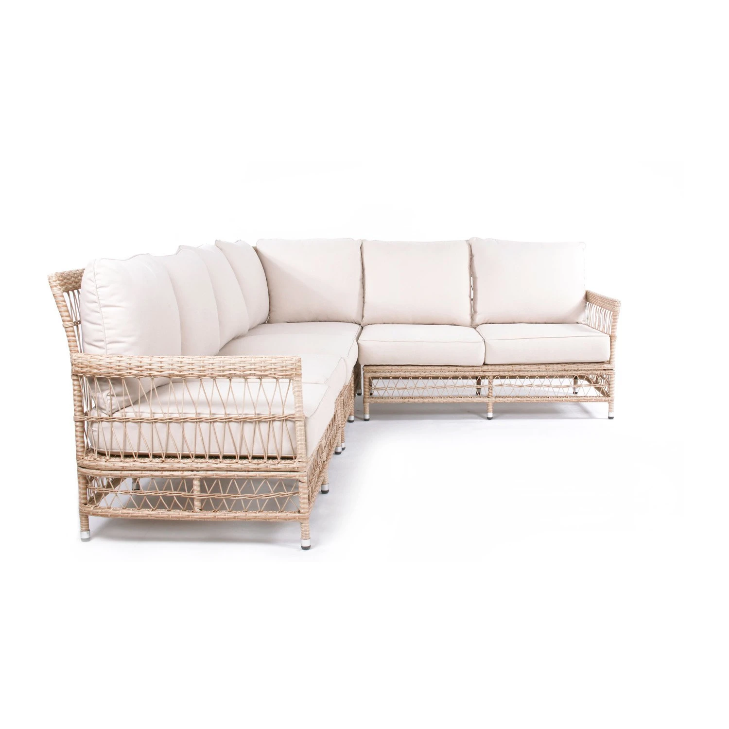 Royal Seasons MAURITIUS Hoeklounge Beige 4 Royal Seasons MAURITIUS Hoeklounge Beige - Afbeelding 2