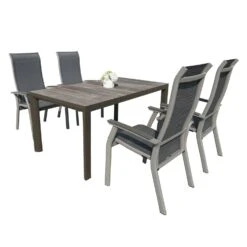 Royal Seasons SEVILLA Dining Set Met 4 Stoelen