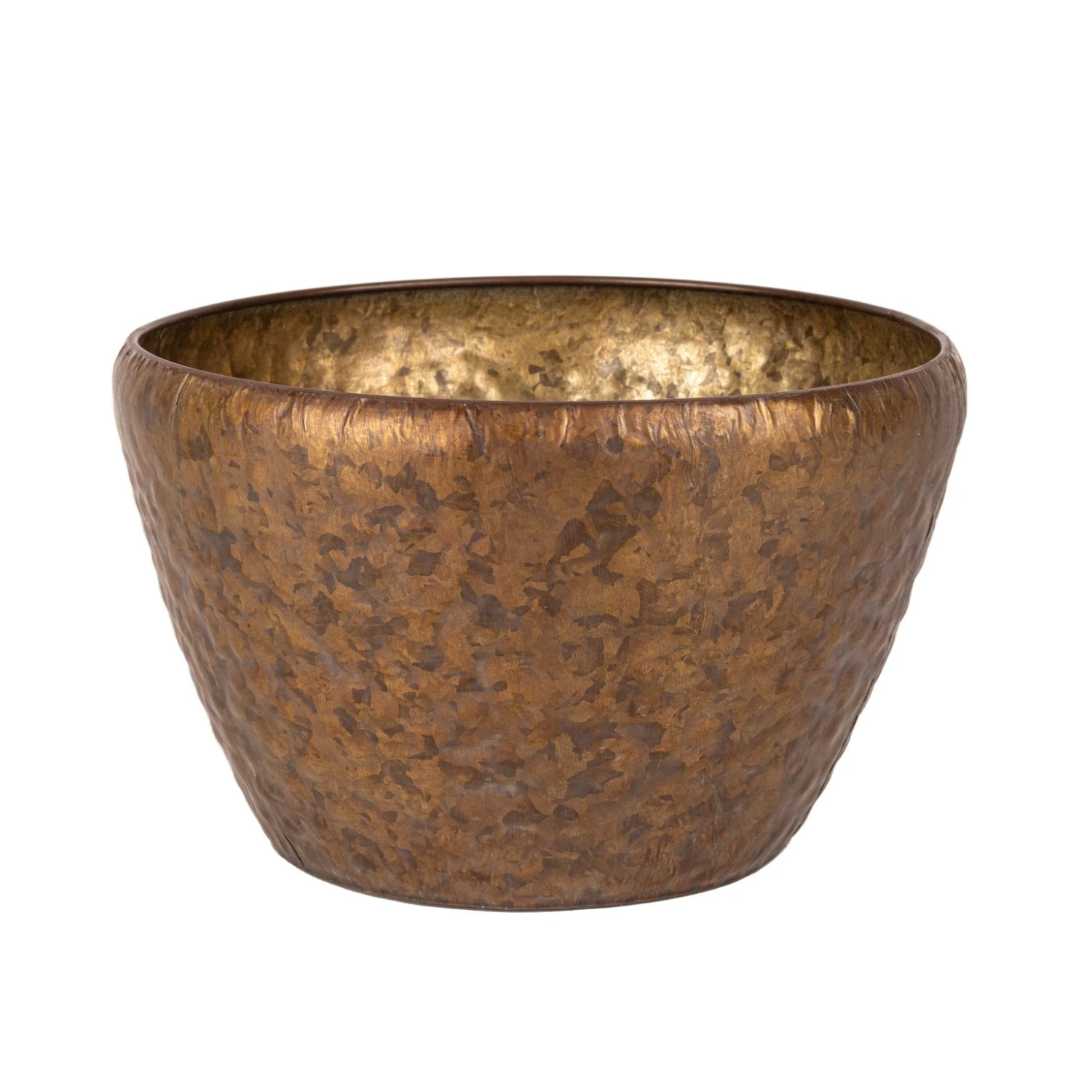 Schaal Metaal Antique Copper - Ø 28,5 X H 17 Cm 3 Schaal Metaal Antique Copper - Ø 28,5 X H 17 Cm