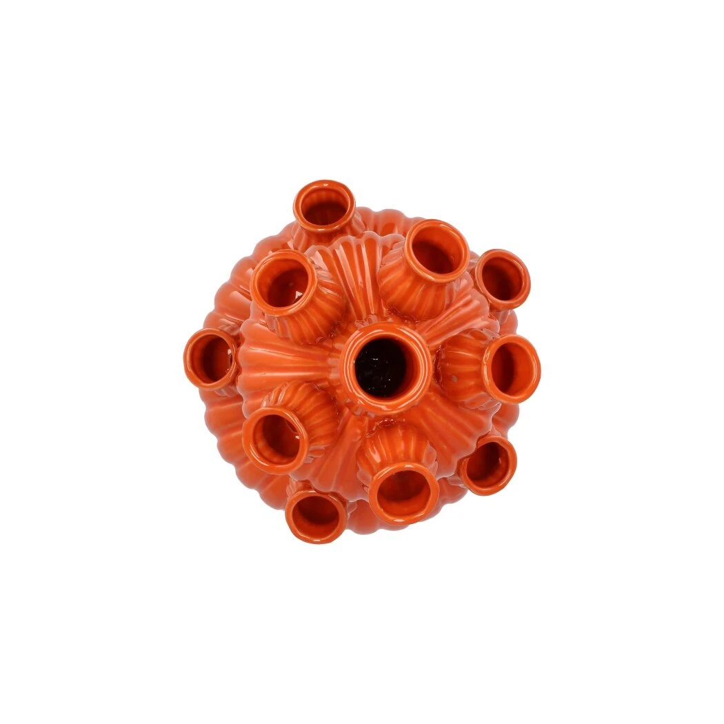 Tulpenvaas Amsterdam Bubbles Oranje - D 20 H 30 4 Tulpenvaas Amsterdam Bubbles Oranje - D 20 H 30 - Afbeelding 2