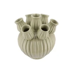 Tulpenvaas Amsterdam Bubbles Pistache - D 20 H 20