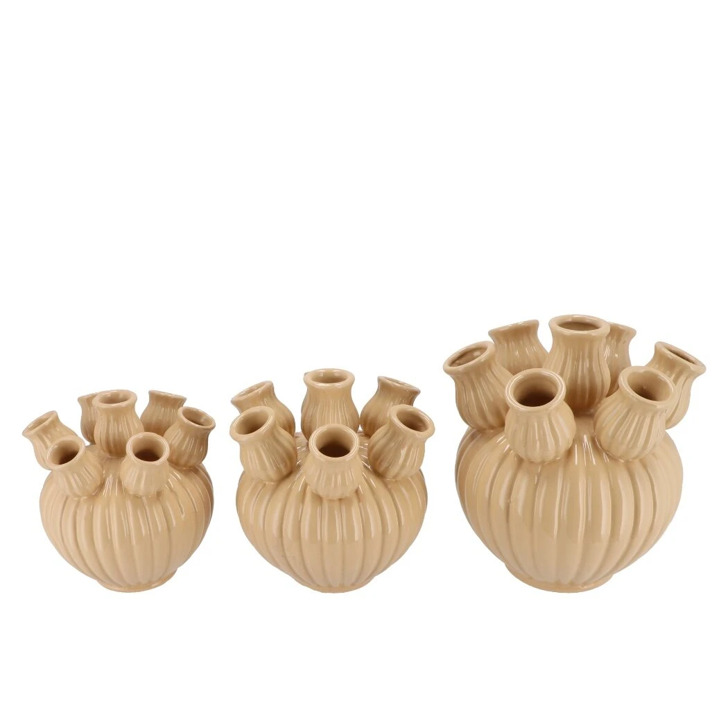 Tulpenvaas Amsterdam Bubbles Zand - D 16 H 15 5 Tulpenvaas Amsterdam Bubbles Zand - D 16 H 15 - Afbeelding 3