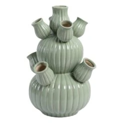Tulpenvaas Groot D 30 X H 40 Cm Sage Green